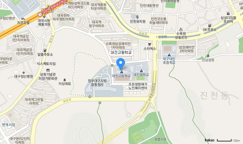 학교 찾아오시는 길 지도